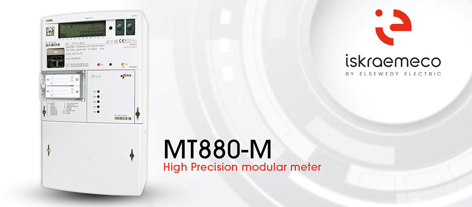 Compteur intelligent iskraemeco mt880 conçu pour la fiabilité et la haute efficacité