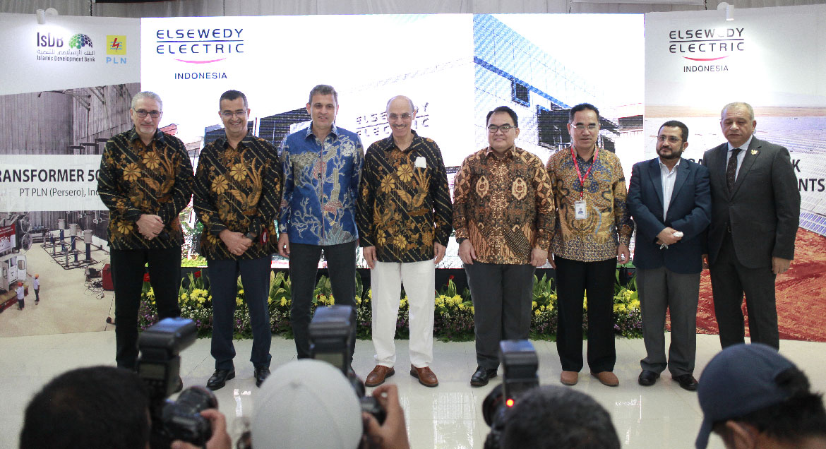 IsDB PRESIDENT VISITS ELSEWEDY ELECTRIC FACTORY IN INDONESIA